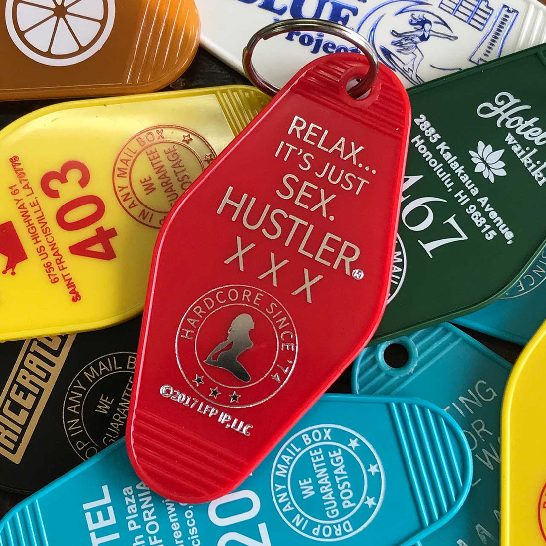 アメリカンなモーテルキーホルダー
