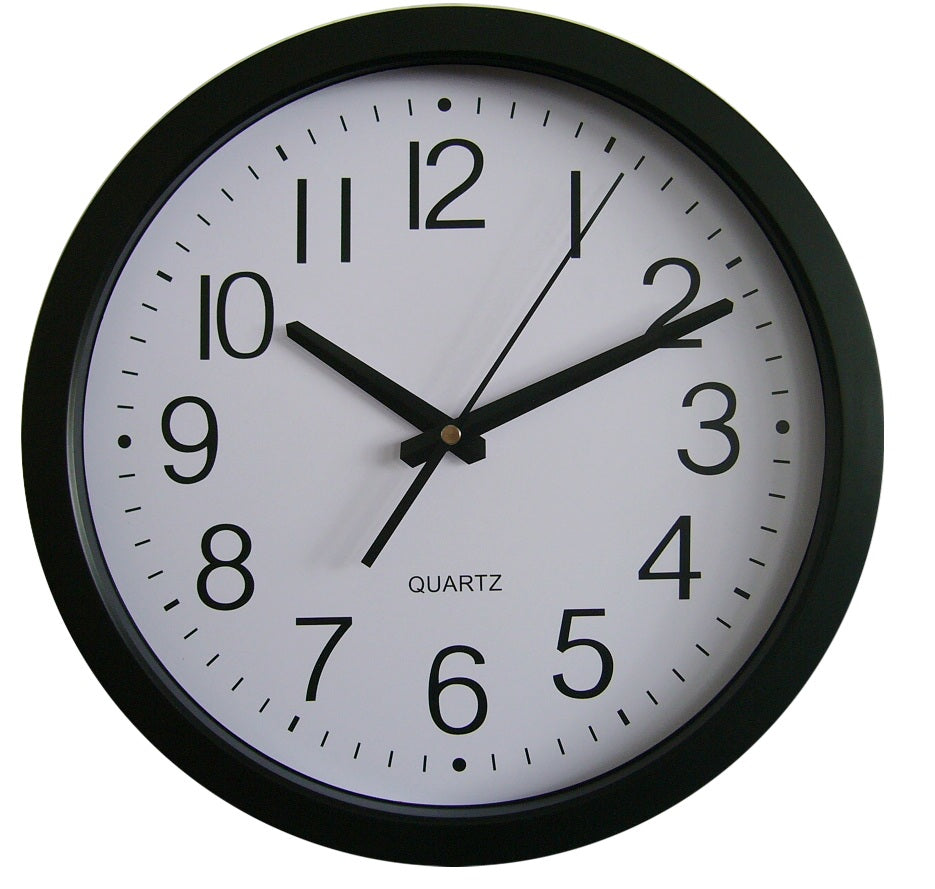 ウォールクロック・12in (約30cm)・ABSベゼル