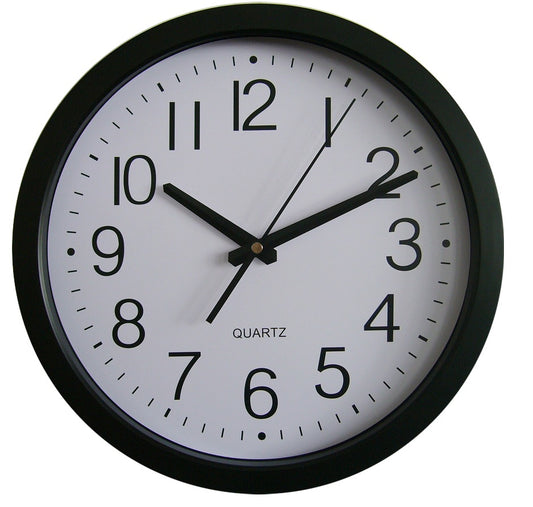 ウォールクロック・12in (約30cm)・ABSベゼル