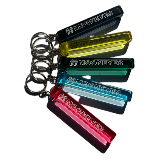 Acrylic bar-shaped key chain