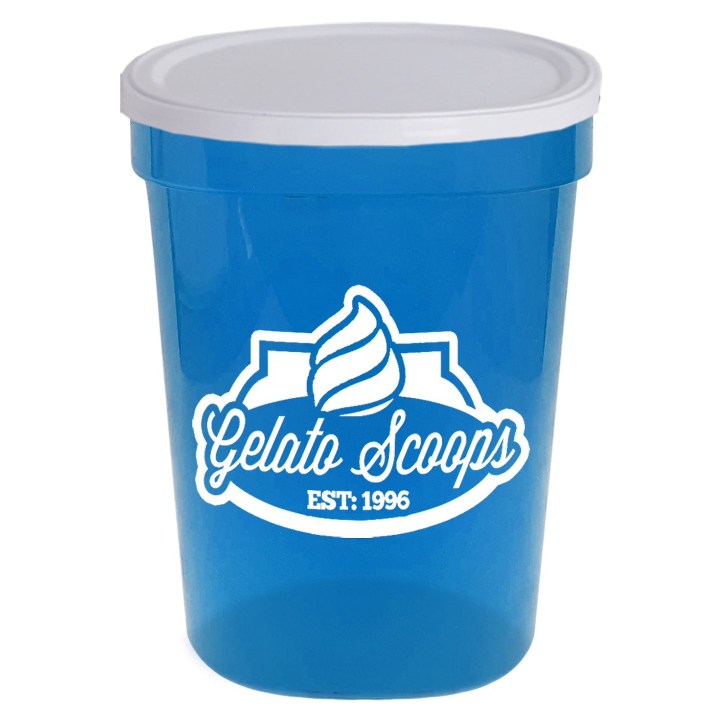 Stadium Cup Solid 16oz (473ml) with Lid (No Holes) SC16NH
