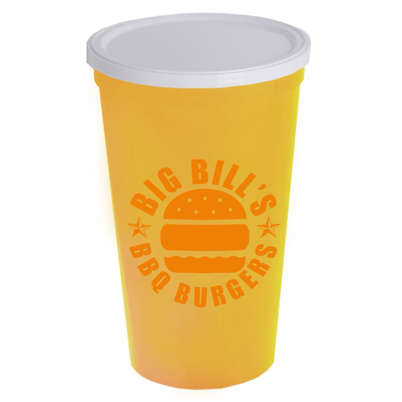 スタジアムカップ・穴なしフタ付・22oz (651ml)・SC22XNH