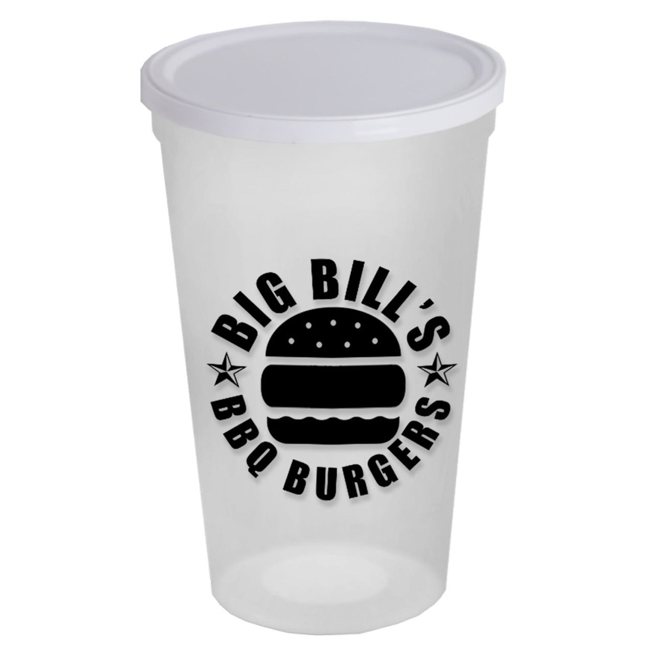 スタジアムカップ・穴なしフタ付・22oz (651ml)・SC22XNH