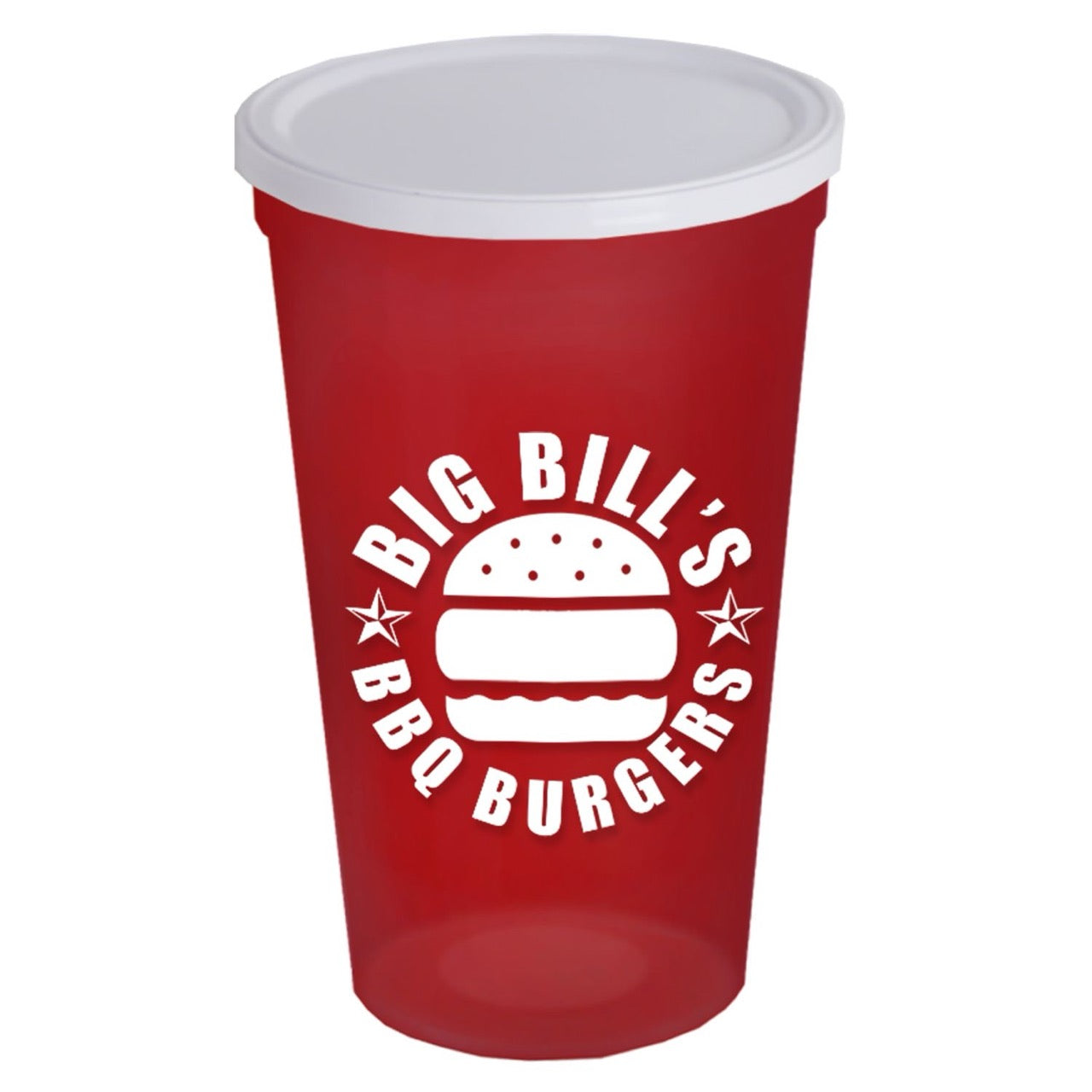 スタジアムカップ・穴なしフタ付・22oz (651ml)・SC22XNH