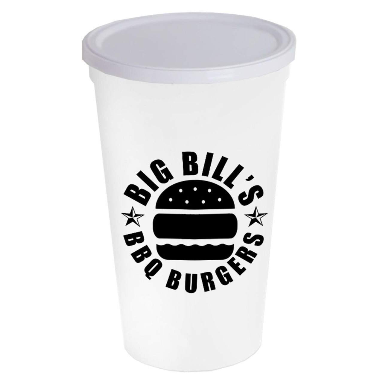 スタジアムカップ・穴なしフタ付・22oz (651ml)・SC22XNH