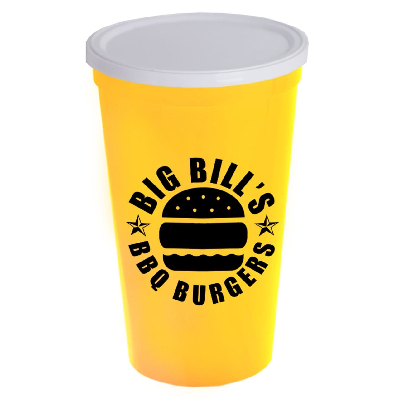 スタジアムカップ・穴なしフタ付・22oz (651ml)・SC22XNH