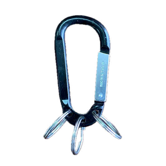 8mm Carabiner with Triple Split Ring #2090