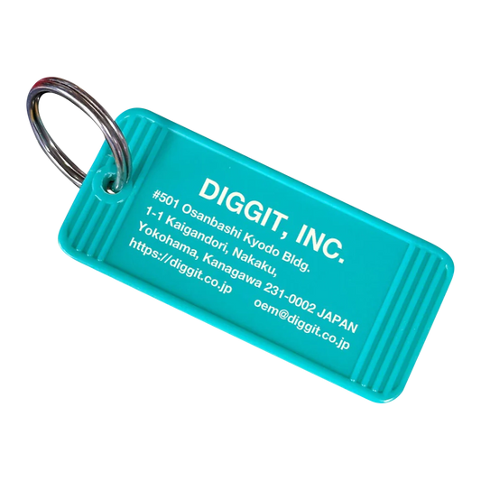 DIGGIT Original Hotel Key Tag/Motel Key Chain/Rectangle Type