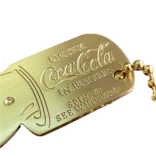 DIGGIT Original YOU PAY Spinner Bottle Opener Keychain