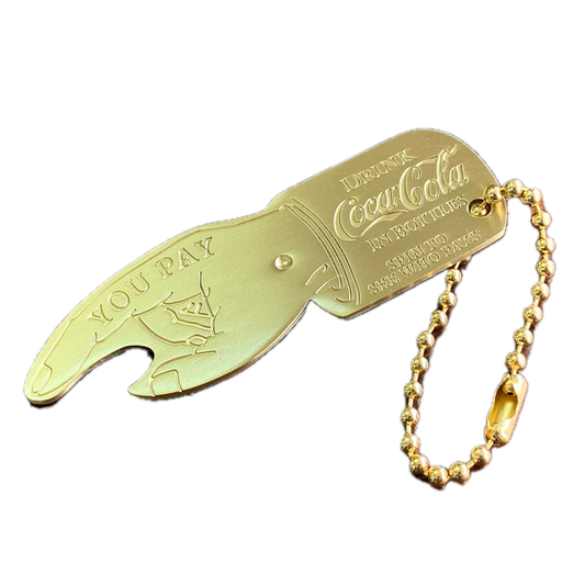 DIGGIT Original YOU PAY Spinner Bottle Opener Keychain