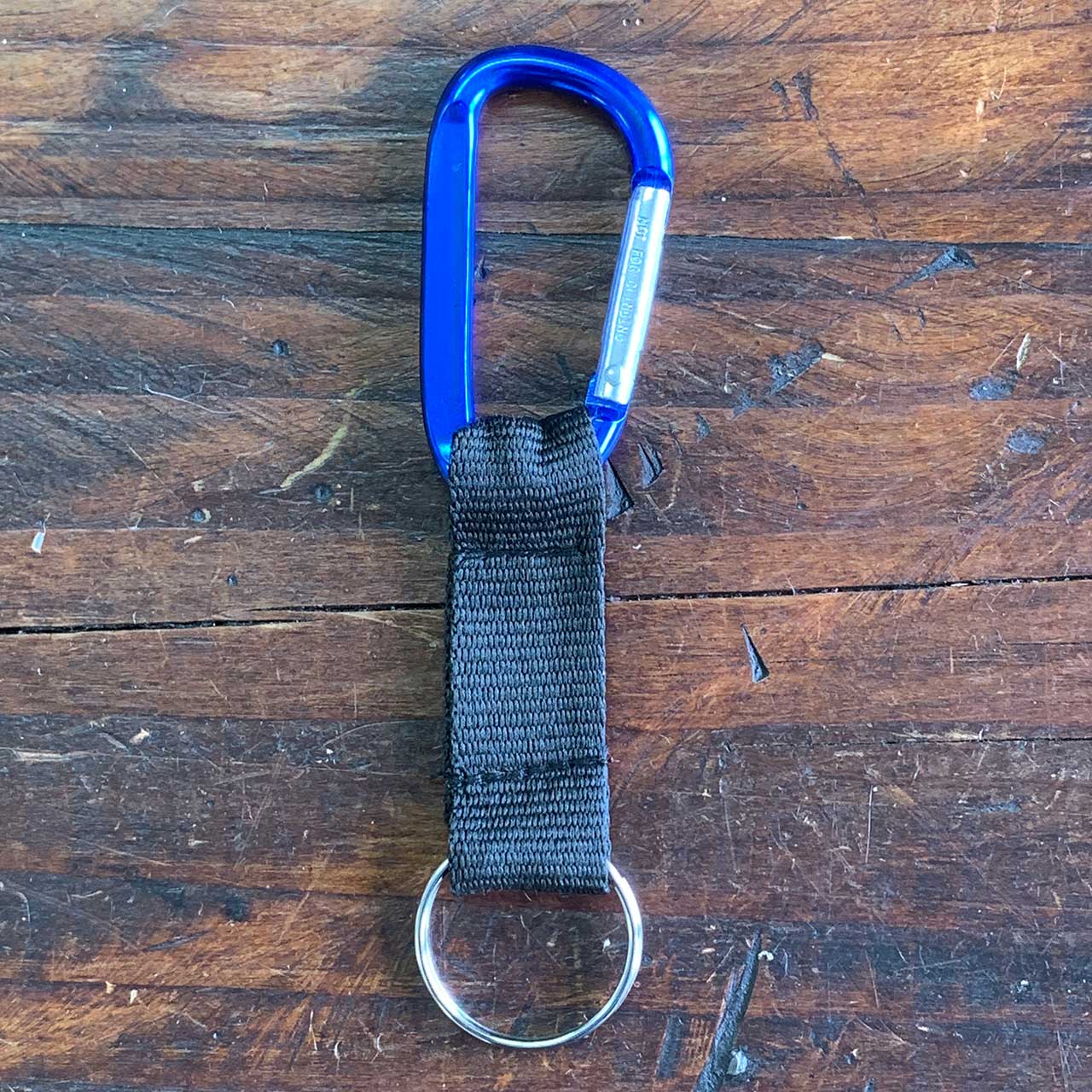 6mm Carabiner with Strap #2056