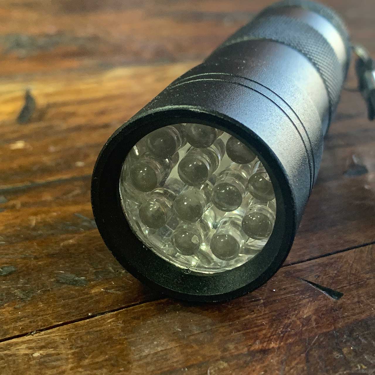 UV 12 LED Black Flashlight SUC1302