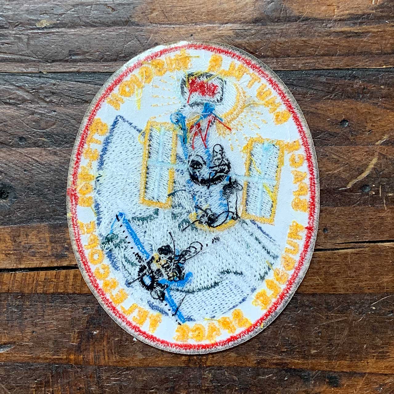 Patches, embroidery and appliques