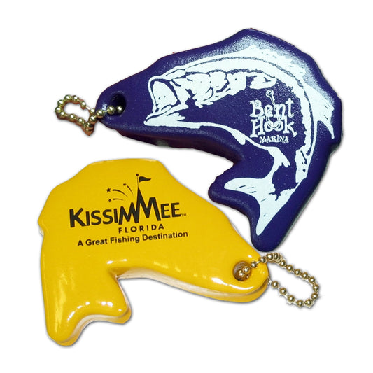 Key float, floating key chain, black bass type, KF203