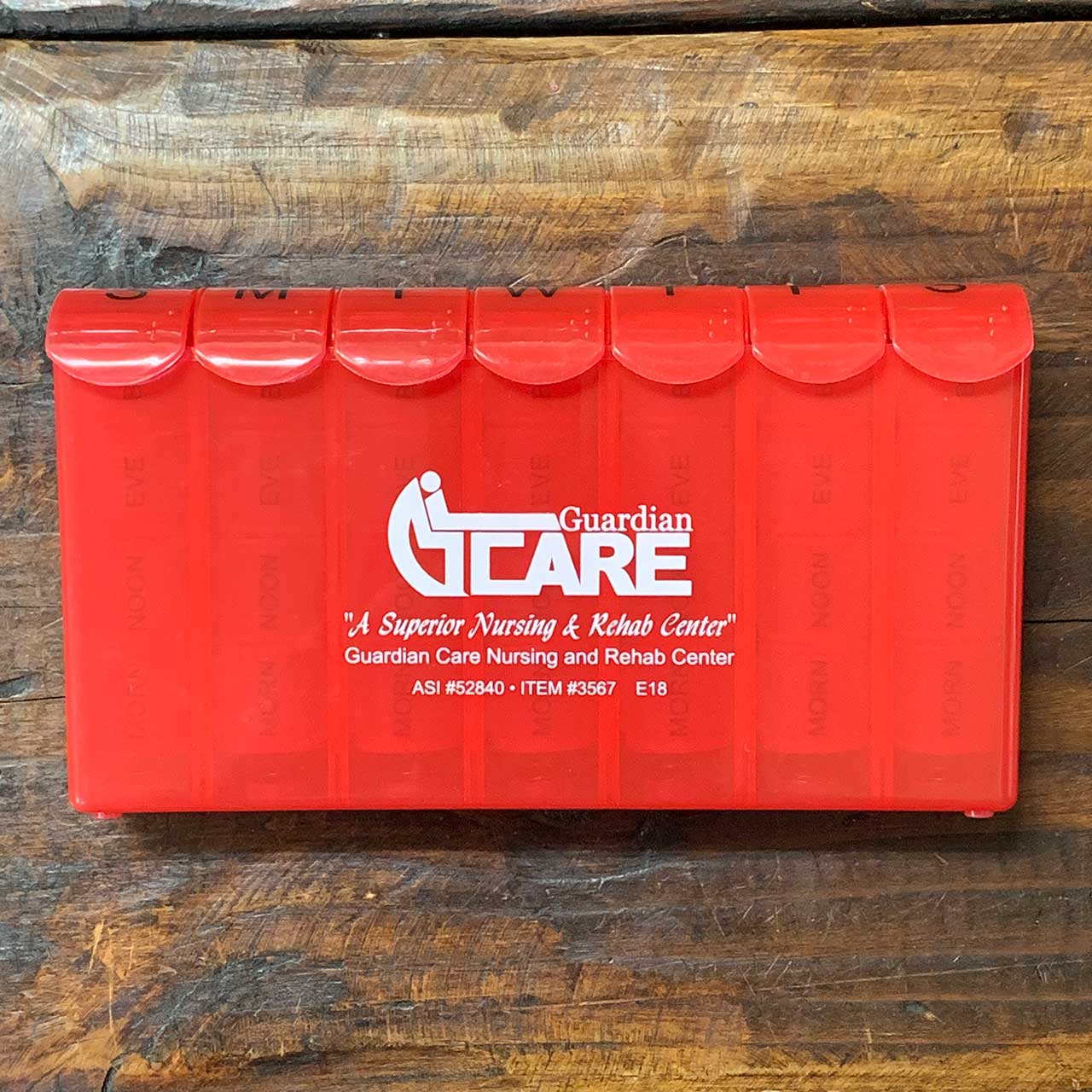 Pill Case / Pill Box / 28 Compartment Medical Minder 3567