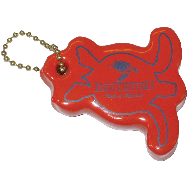 Key Float, Floating Keychain, Turtle Shape, KF360