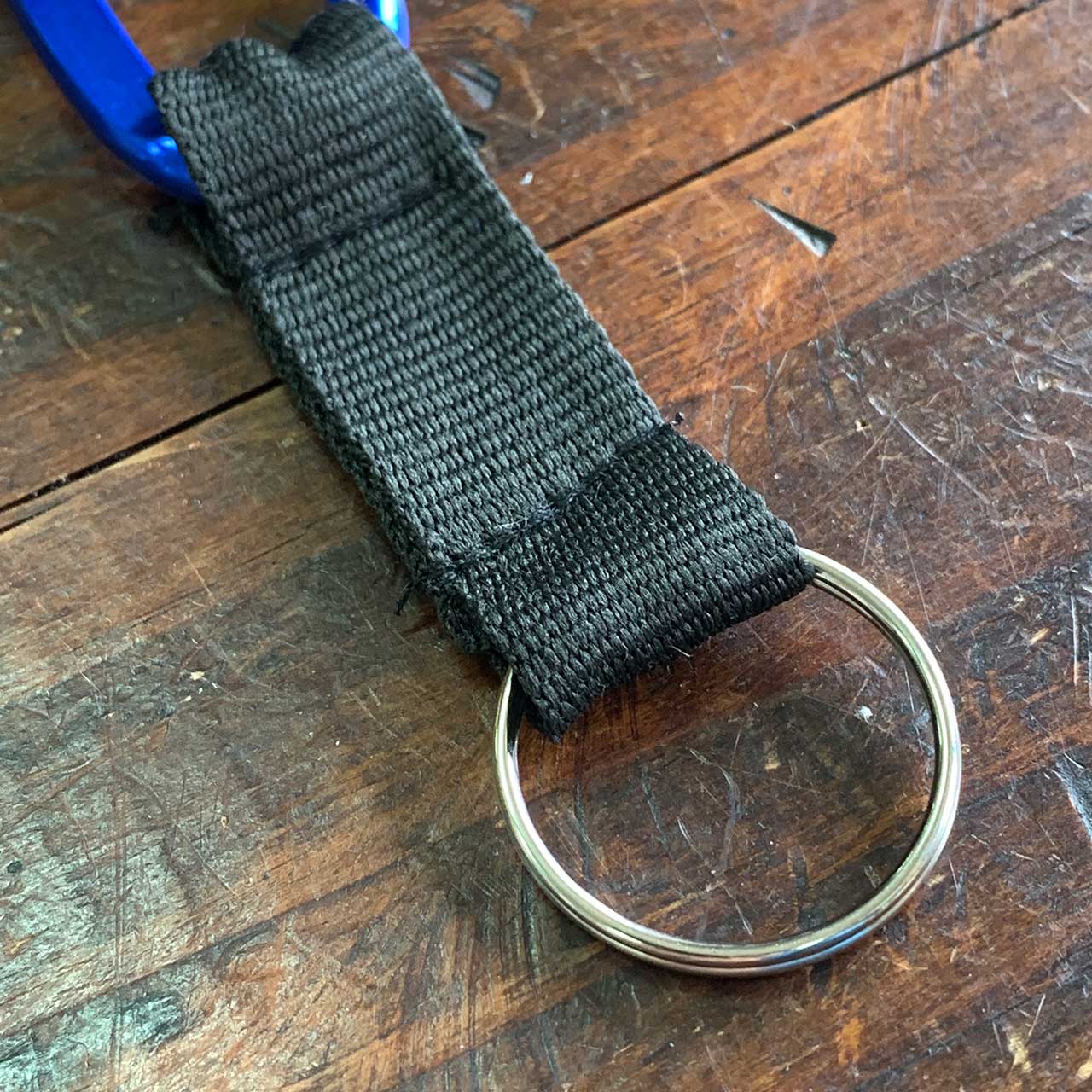 6mm Carabiner with Strap #2056