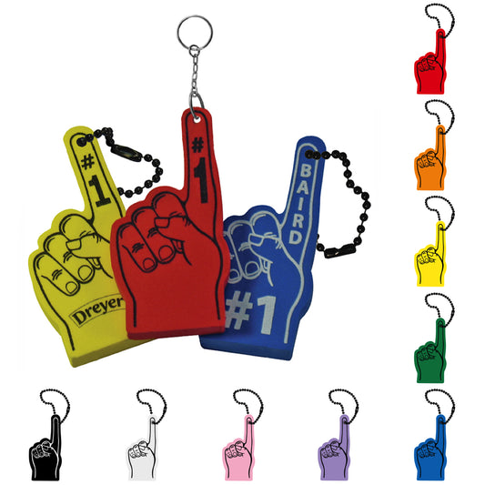 Sports Support Goods Number One Hand Key Tag HA701
