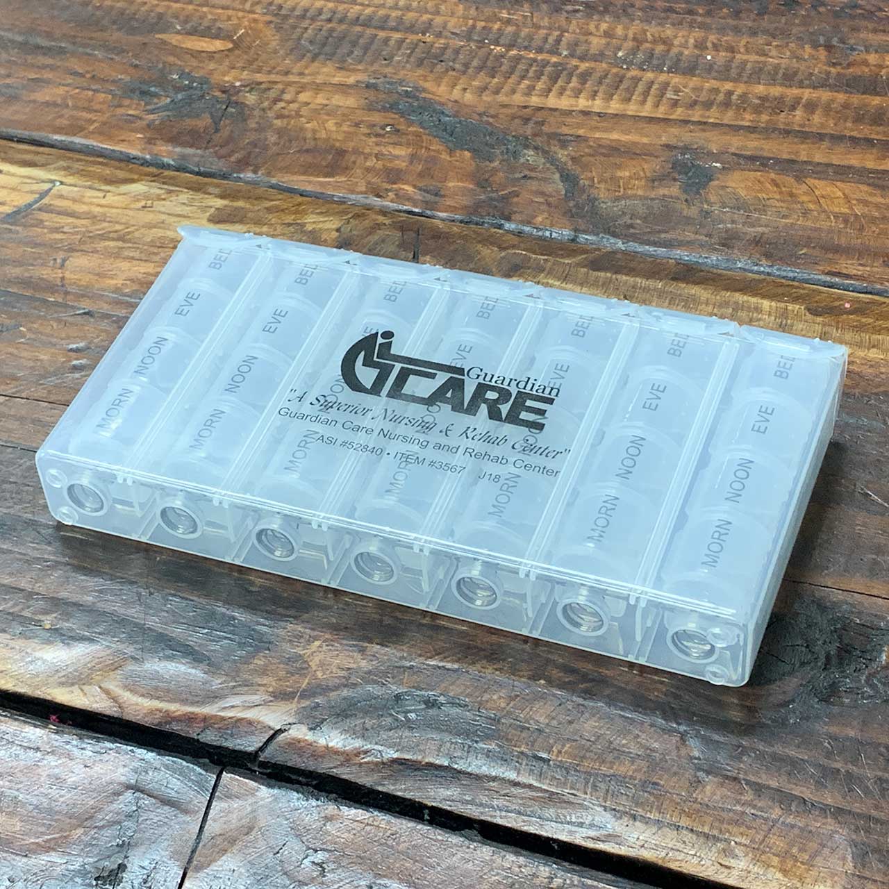 Pill Case / Pill Box / 28 Compartment Medical Minder 3567