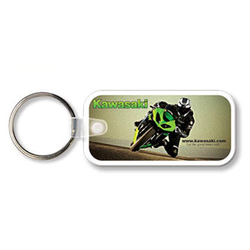 Quikey Soft Touch Keychain, Full Color, 20021, Rectangular