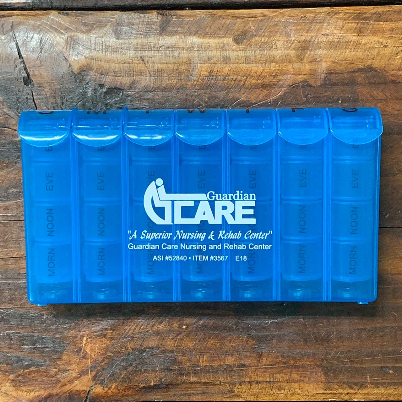 Pill Case / Pill Box / 28 Compartment Medical Minder 3567