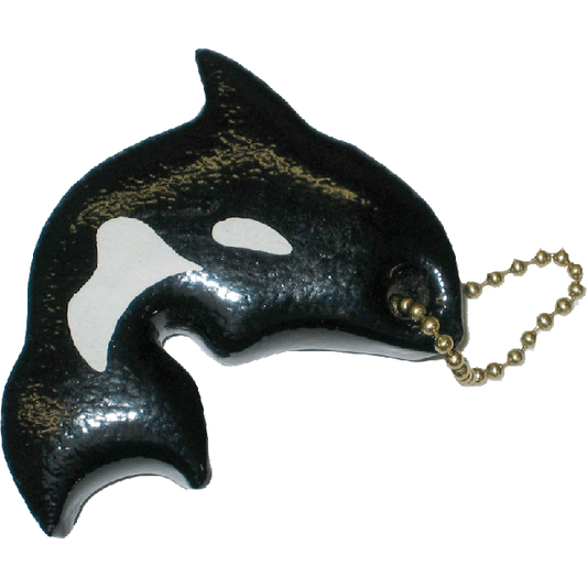 Key float, floating key holder, orca, killer whale type, KF405