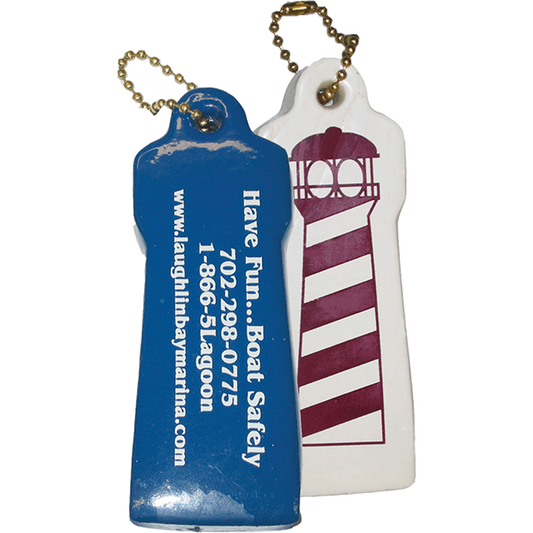 Key float, floating key holder, lighthouse-shaped, KF820