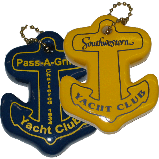 Key float, floating key holder, anchor-shaped, KF201