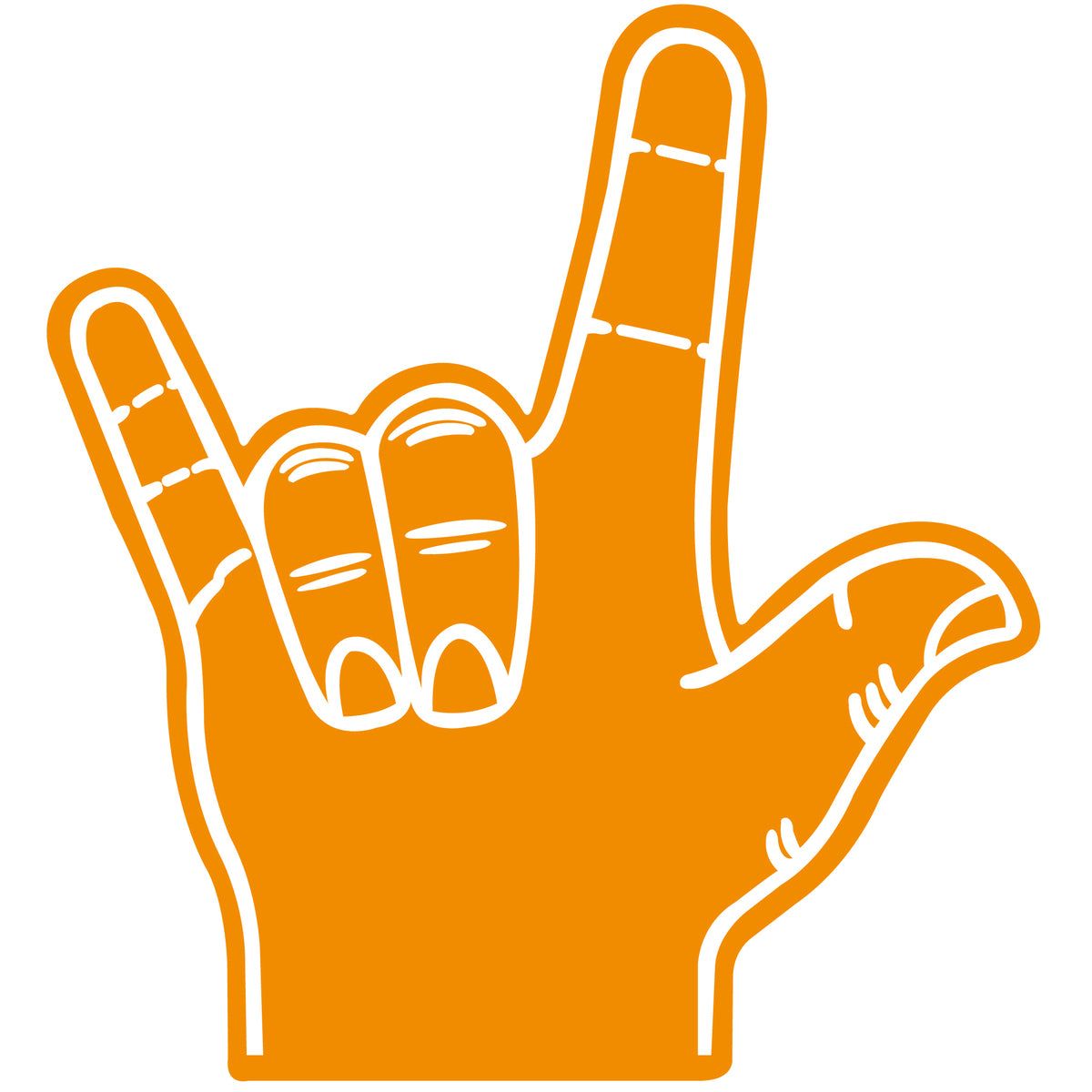 Sports Watching Cheering Goods, Love Hand Mitt, 18 inch, LV301