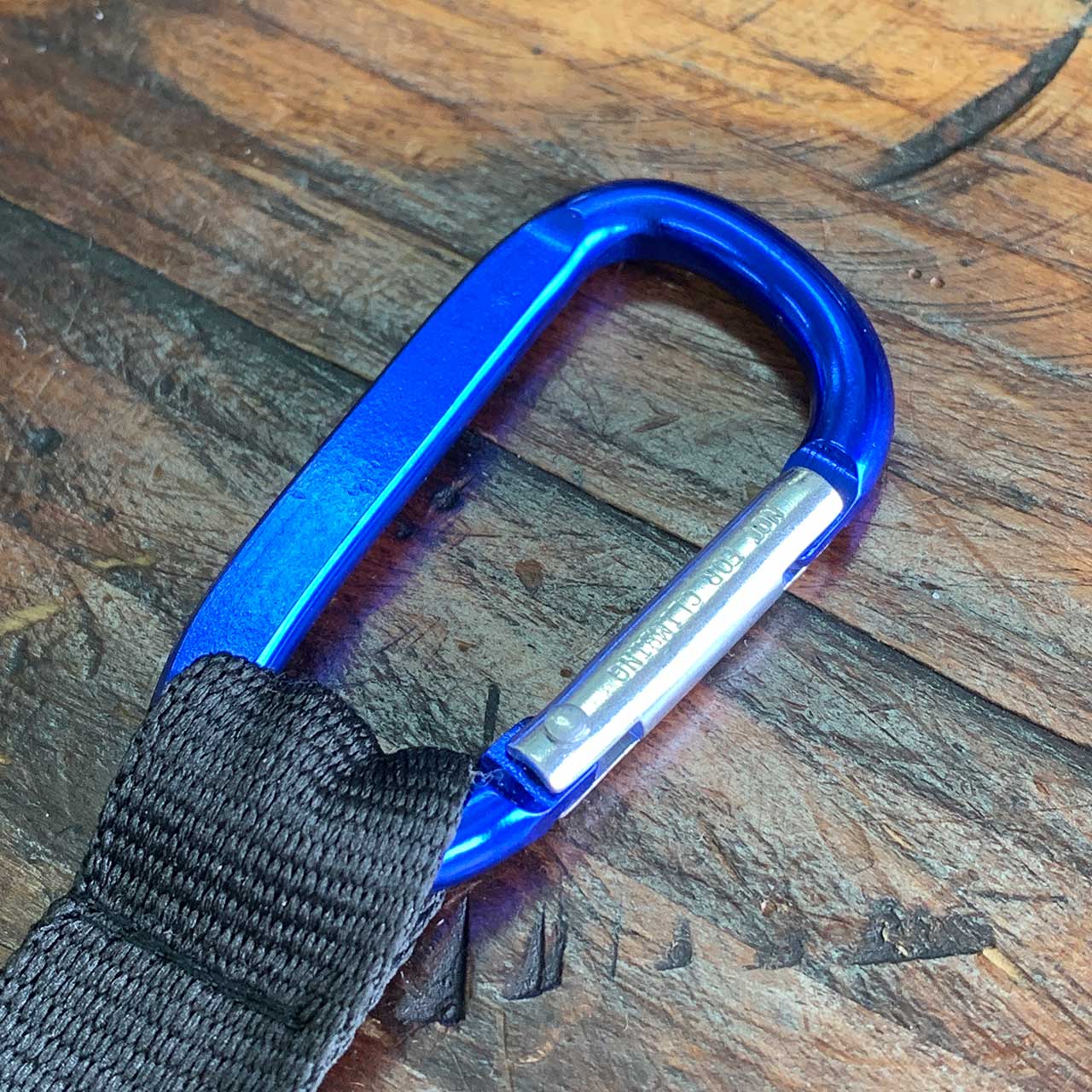 6mm Carabiner with Strap #2056