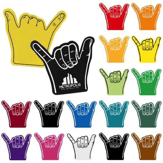 Sports spectator cheering goods, Hang Loose Hand Mitt, 13.5 inches, HAN301
