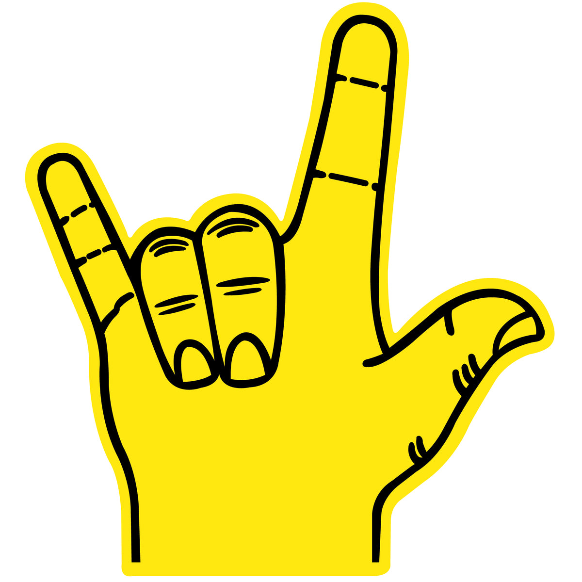 Sports Watching Cheering Goods, Love Hand Mitt, 18 inch, LV301