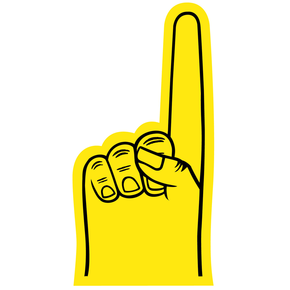 Sports Watching Cheering Goods Number One Hand Mitt 7.5 inch HA308