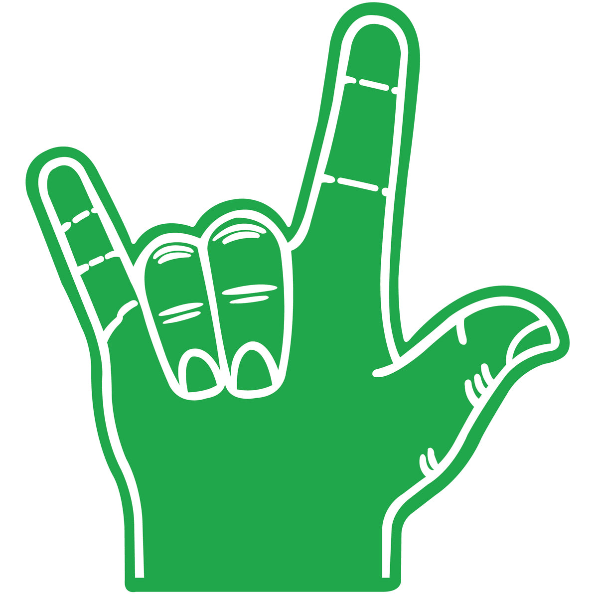 Sports Watching Cheering Goods, Love Hand Mitt, 18 inch, LV301