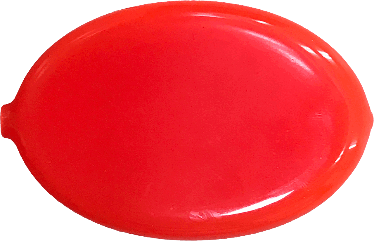 Quikey / Quikoin(クイコイン)コインケース・半透明ネオンオレンジ