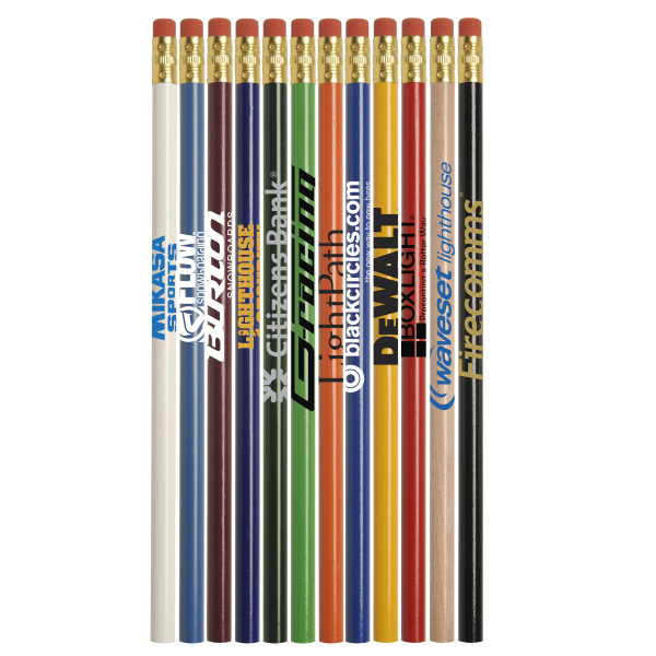 消しゴム付鉛筆・ラウンドペンシル・7905