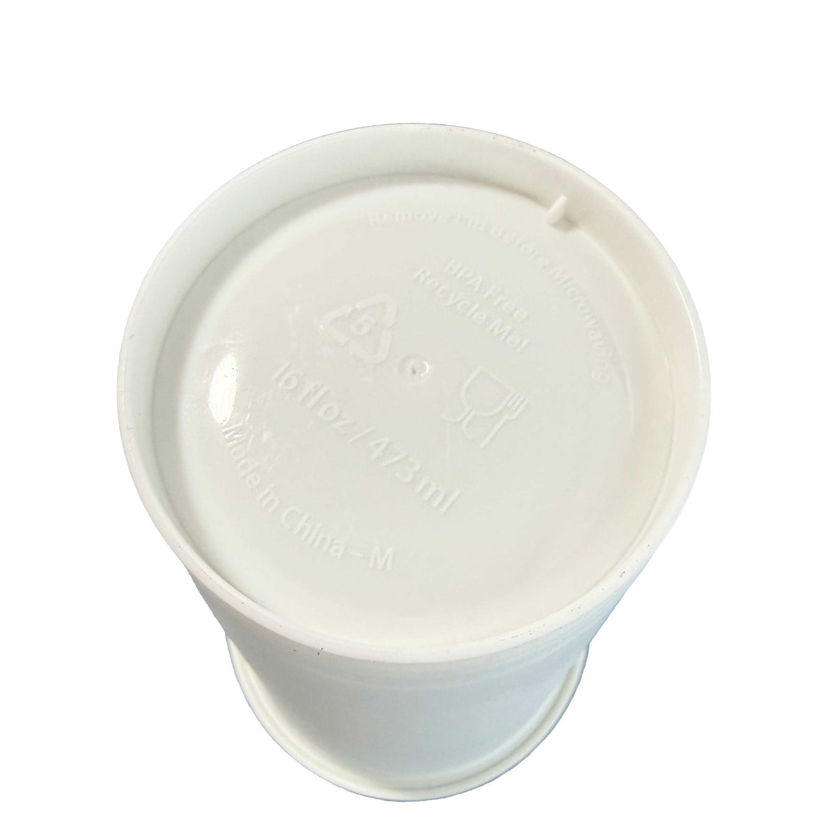 コーヒータンブラー・蓋つき・16oz｜ソリッドホワイト