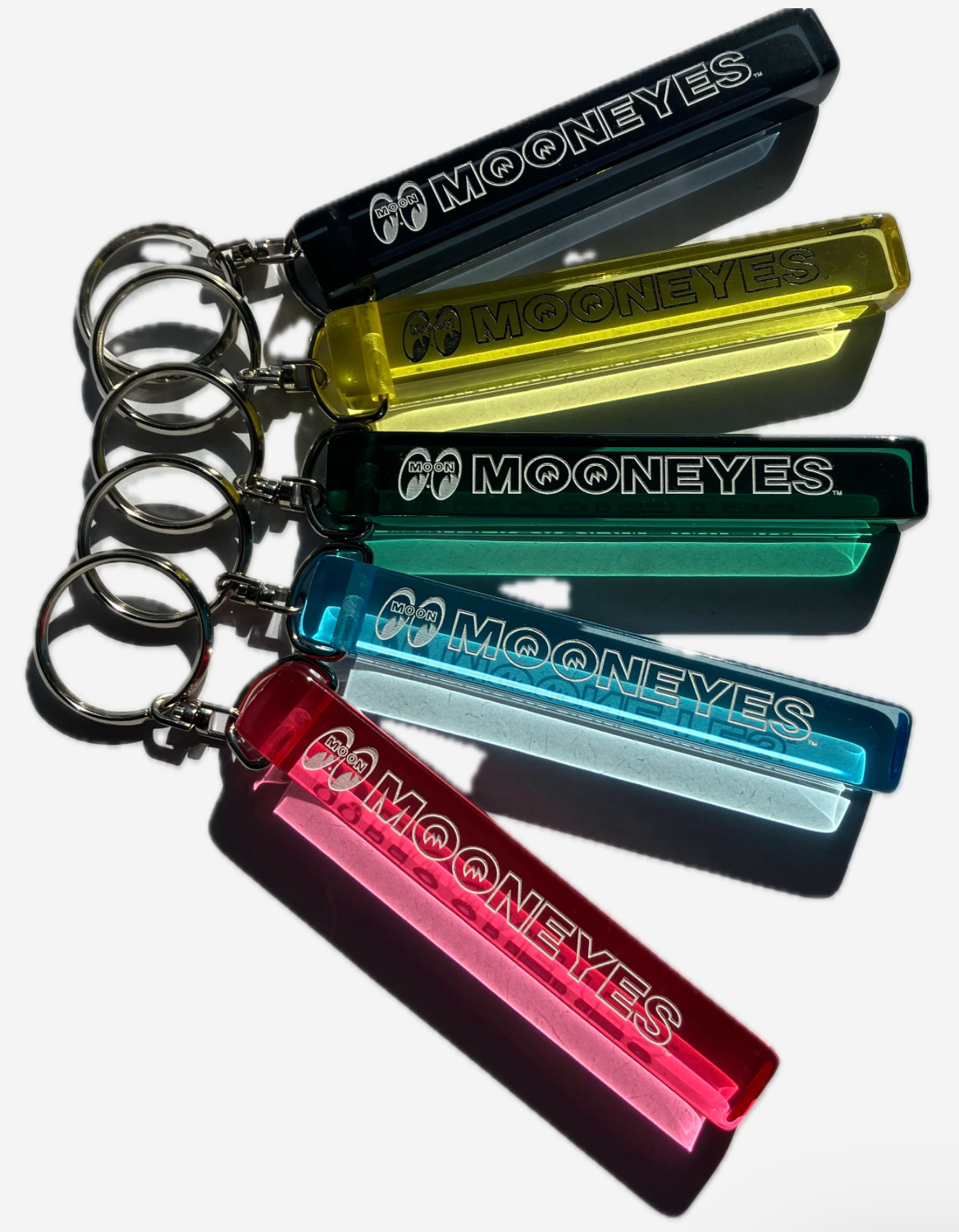 Acrylic bar-shaped key chain