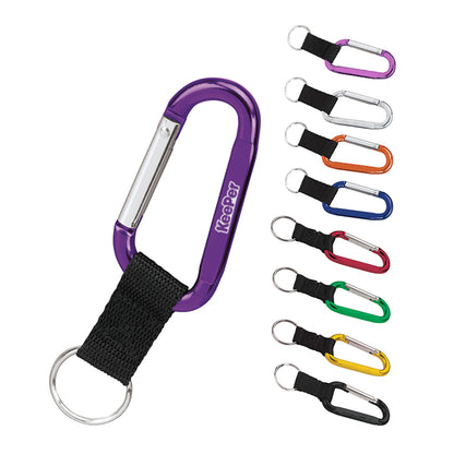 ストラップ付き・カラビナキーリング